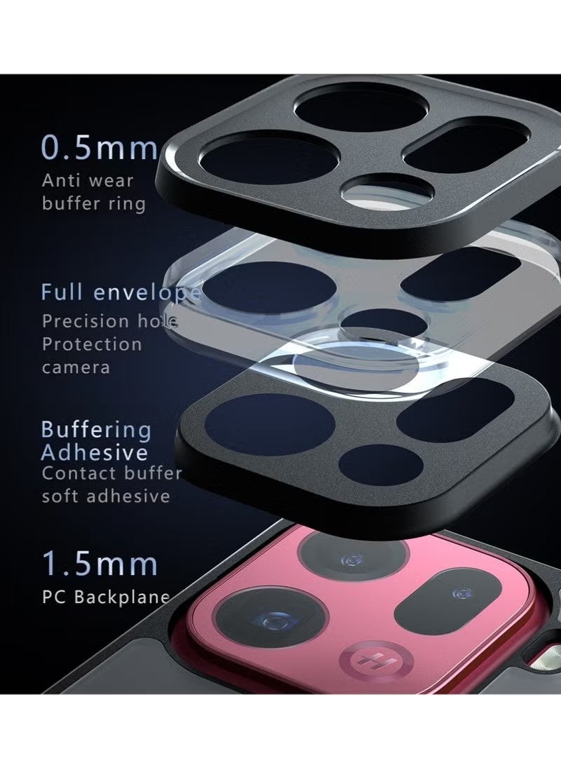 OPPO Find X9 Pro Case Magsafe Strong Magnet Cover Aerospace-Grade Protection Scratch-Resistant for OPPO Find X9 Pro Cover Matte Anti-Slip Compatible Translucent Back with Magsafe Accessory, Protective Slim Phone Cover, Anti-Fingerprints (Black) - Image 5